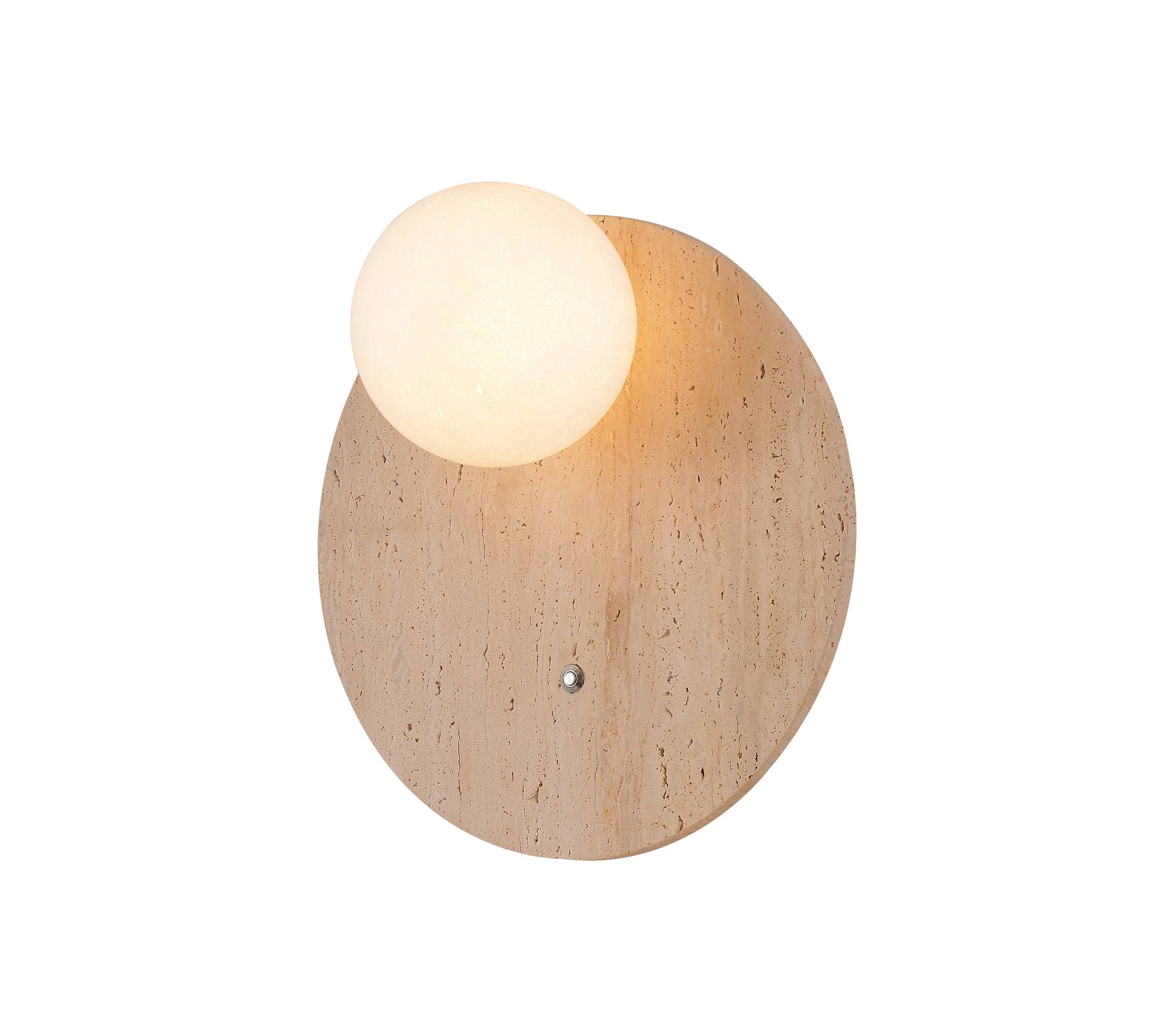 Travertinozko Globe Wall Applique